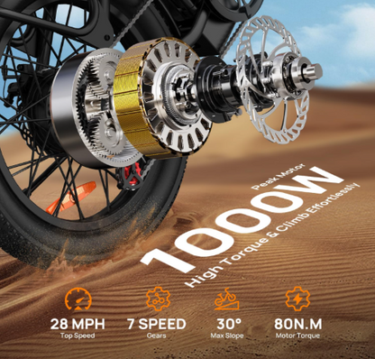 REKMOLT E20 — Compact 20″ Fat-Tire Electric Bike