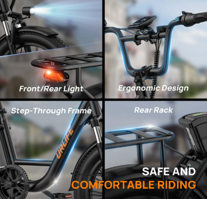 REKMOLT E20 — Compact 20″ Fat-Tire Electric Bike