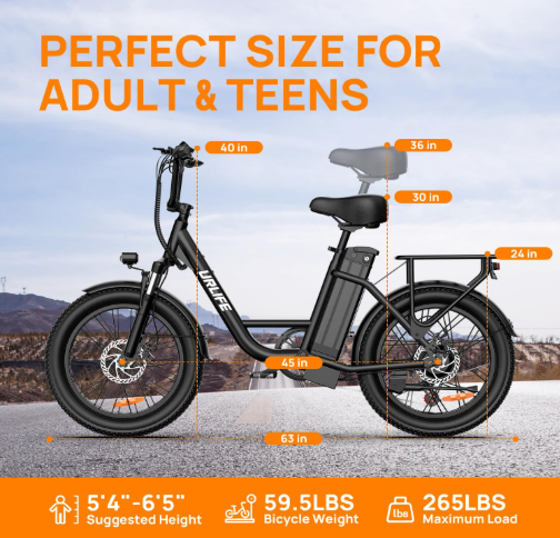 REKMOLT E20 — Compact 20″ Fat-Tire Electric Bike