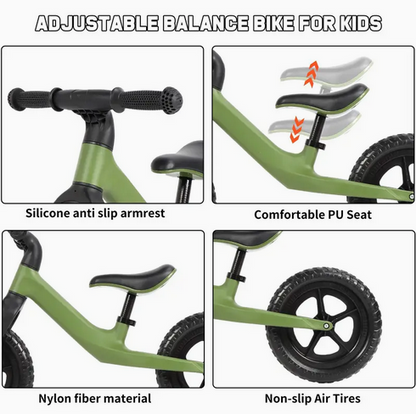 12-Inch Balance Bike – Kids Training Bik